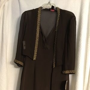 100% silk 2 pc dress